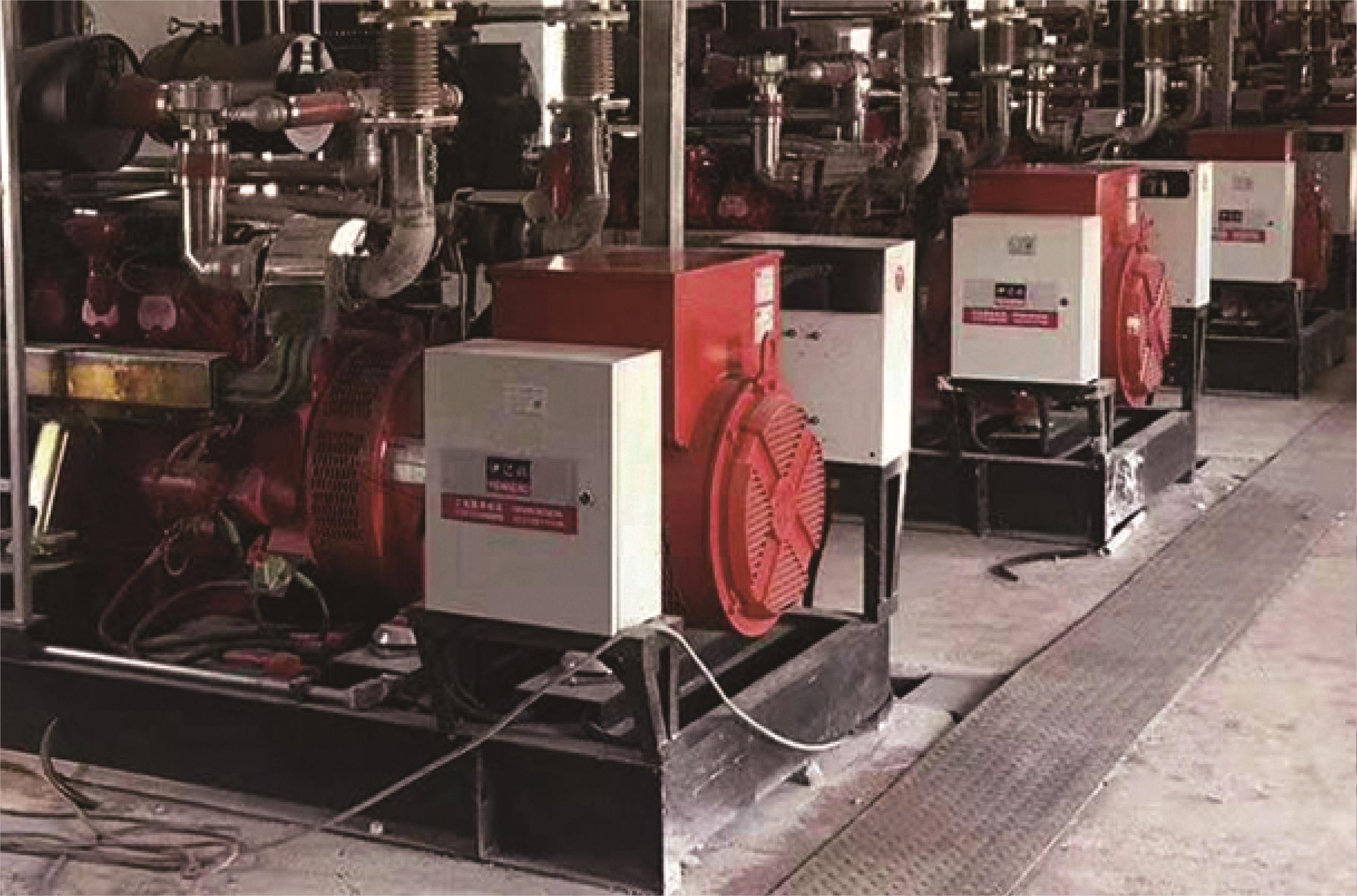 陕北中石化天然气发电站项目（斗山配4001老百汇net10台200KW）